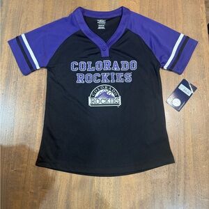 Genuine Merchandise Colorado Rockies Kids Jersey - Purple and Black